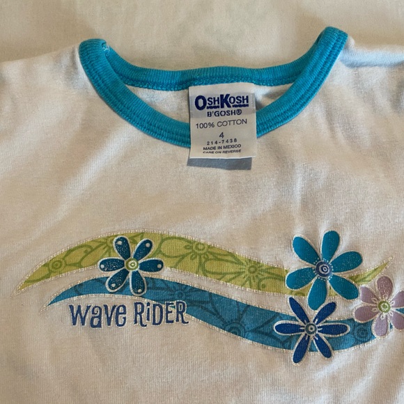 Vintage Girls Oshkosh T-shirts size 4 - Picture 3 of 9